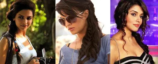 Modern Bollywood: extensions, curls, colour and statement braids