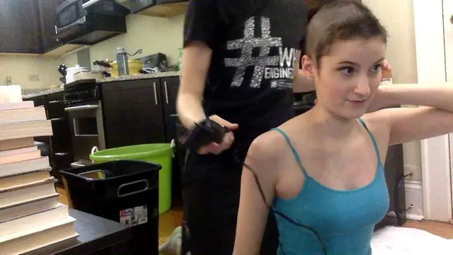 A Self-Directed Head Shave from Long Hair to Bald haircut story cover